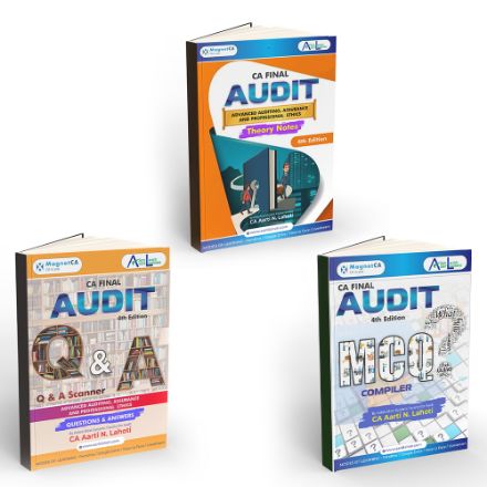CA Final Audit Theory Notes + Q & A Scanner + MCQ Compiler (4th Edition) by CA Aarti Lahoti CA Final Audit Theory Notes + Q & A Scanner + MCQ Compiler (4th Edition) by CA Aarti Lahoti