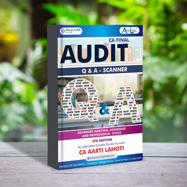CA Final Audit ⁠Q & A Scanner (5th Edition) by CA Aarti Lahoti