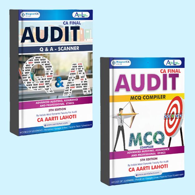 CA Final Audit ⁠Q & A Scanner + MCQ Compiler (5th Edition) by CA Aarti Lahoti